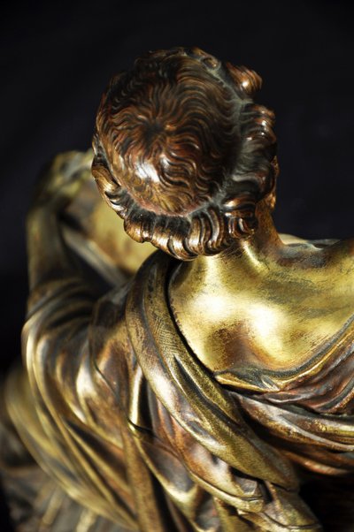 Amédée-Donatien Doublemard Bronzeskulptur Sokrates XIXᵉ Jahrhundert