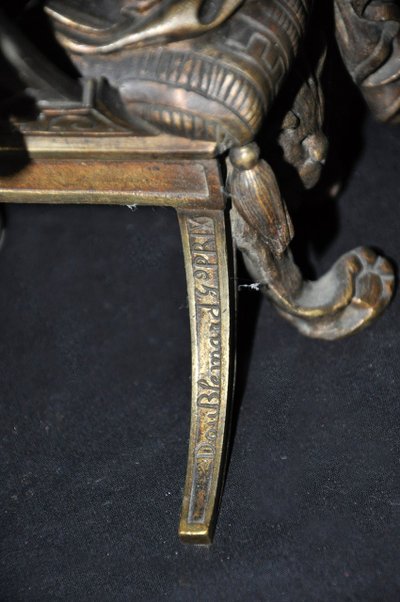 Amédée-Donatien Doublemard Bronzeskulptur Sokrates XIXᵉ Jahrhundert