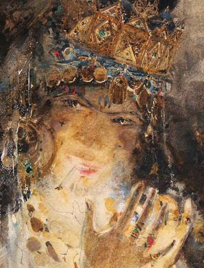 Georges Fernand JANIN, Femme de Biskra en Algérie