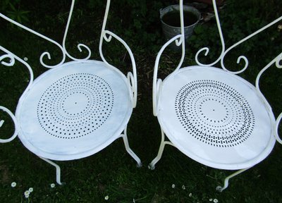 Garden armchairs