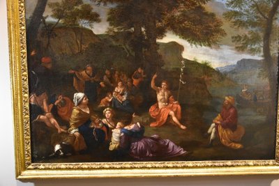Lorenzo Pasinelli (Bologna 1629 - 1700), Predica di San Giovanni Battista