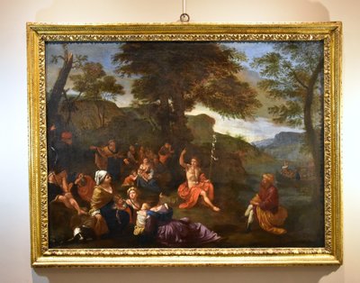 Lorenzo Pasinelli (Bologna 1629 - 1700), Predica di San Giovanni Battista