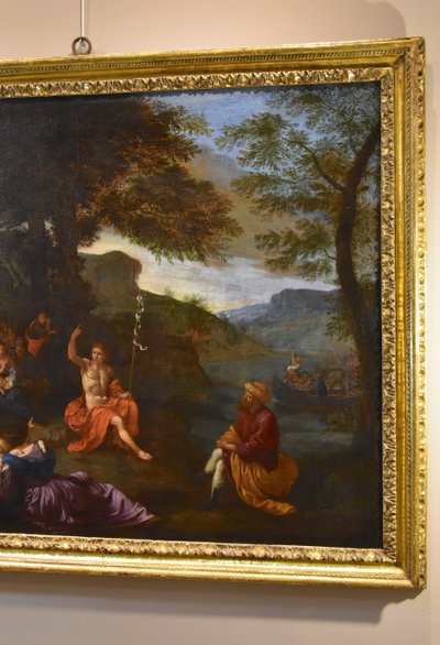 Lorenzo Pasinelli (Bologna 1629 - 1700), Predica di San Giovanni Battista