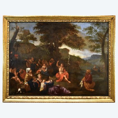 Lorenzo Pasinelli (Bologna 1629 - 1700), Predica di San Giovanni Battista