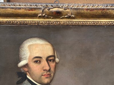 Italienische Schule des 18. Jahrhunderts Porträt eines Gentleman als Architekt und Geiger