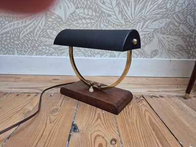 Lampe de notaire circa 1950