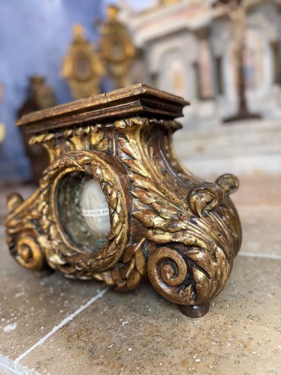 Socle Reliquaire De Saint Amand - Début XVIIIe