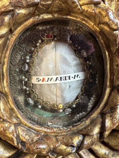 Socle Reliquaire De Saint Amand - Début XVIIIe