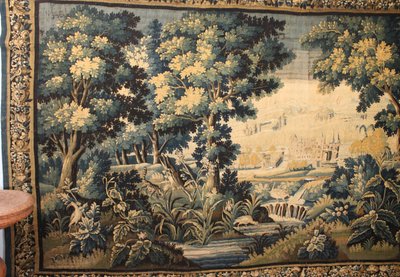 Important Aubusson tapestry, Verdure, 18th century