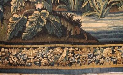 Important Aubusson tapestry, Verdure, 18th century