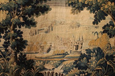 Important Aubusson tapestry, Verdure, 18th century