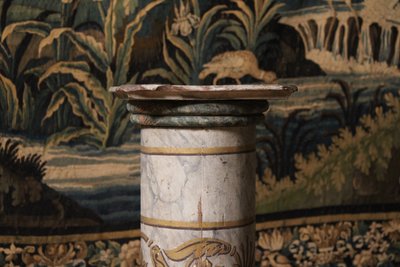 Bemalte Holzsäule, 19. Jahrhundert