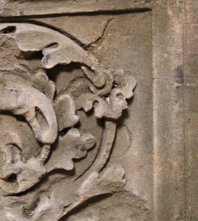  Élément architectural en pierre, ornement de jardin, XVII-XVIIIème
