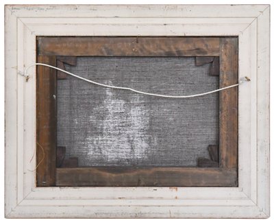 E. JACOB (19. - 20. Jh.) Öl auf Leinwand Ansicht von Venedig mit Gondeln