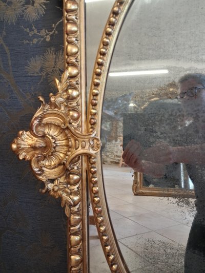 Miroir parecloses XIX  123x95