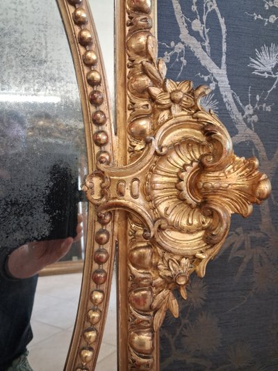 Miroir parecloses XIX  123x95