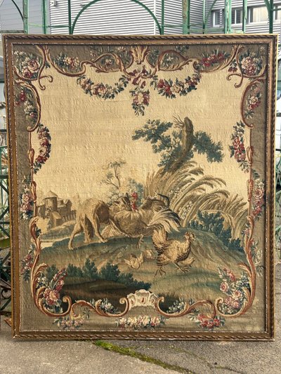 Tapisserie De La Manufacture Royale D’aubusson époque Fin XVIIIème