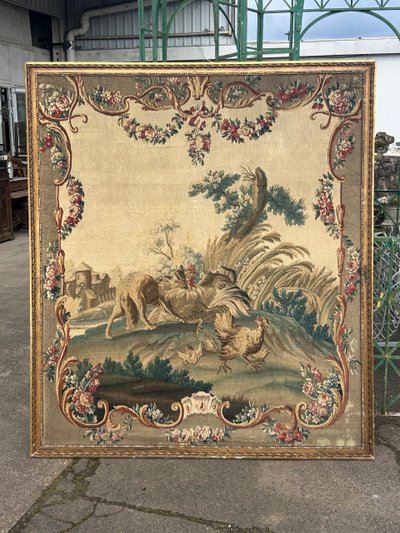 Tapisserie De La Manufacture Royale D’aubusson époque Fin XVIIIème