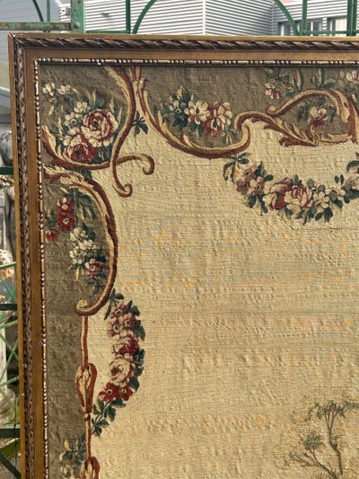 Tapisserie De La Manufacture Royale D’aubusson époque Fin XVIIIème
