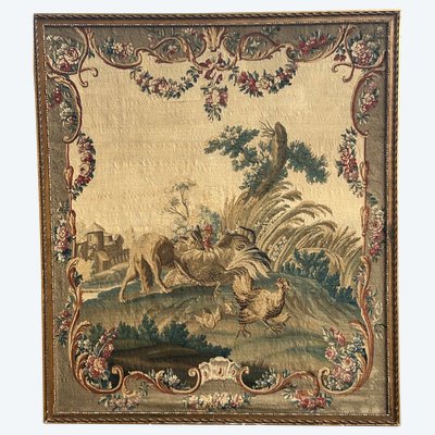 Tapisserie De La Manufacture Royale D’aubusson époque Fin XVIIIème