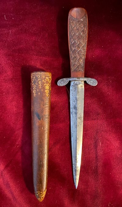 Dagger of Virtue with its Scabbard - XVIII Century
