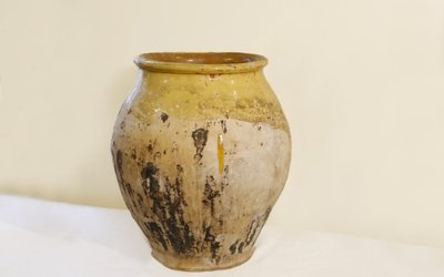 Terracotta "Biot" jar 19th century