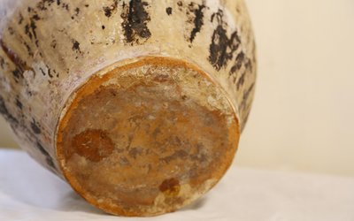 Terracotta "Biot" jar 19th century