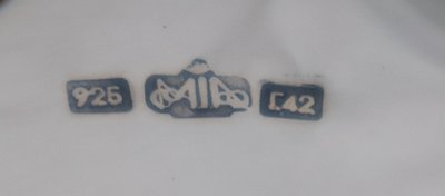 Gemüseschüssel aus 925er Sterlingsilber Griechisch 20.