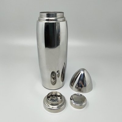 1960er Jahre Wunderschöner Cocktail-Shaker "Bullet" aus Edelstahl. Hergestellt in Italien