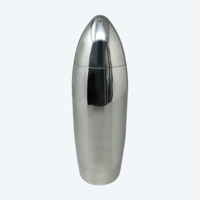 1960er Jahre Wunderschöner Cocktail-Shaker "Bullet" aus Edelstahl. Hergestellt in Italien