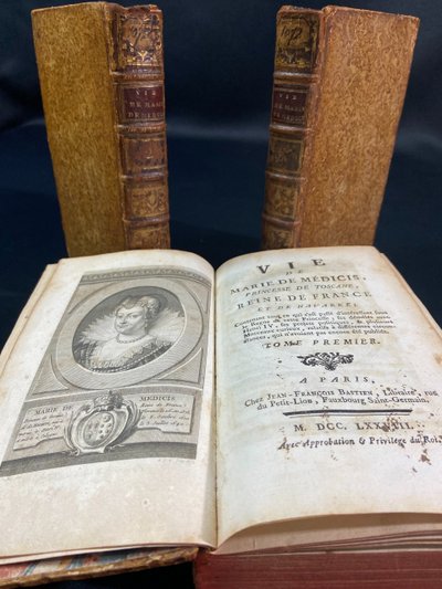 Life of Marie de Médicis Queen of France & Navarre 3 bound volumes 18th century 1778