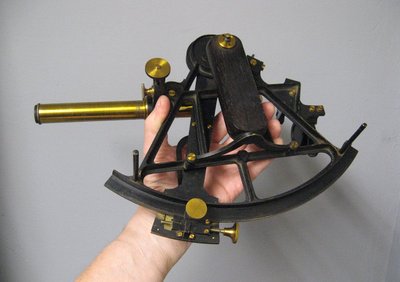 Sextant C Plath Hamburg About 1900. German Navy.