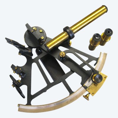 Sextant C Plath Hamburg About 1900. German Navy.