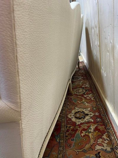 Sofa lounge and pair of Louis XV style armchairs