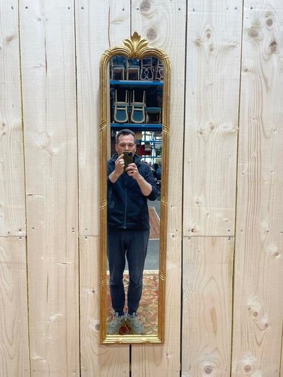 Kleiner Spiegel im vergoldeten Holz von Napoleon III Stil