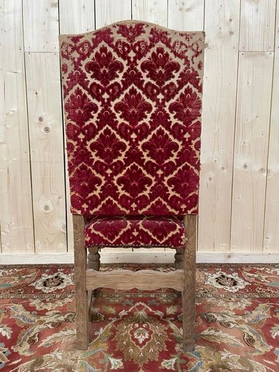 Suite di 6 sedie Louis XIII - High Era in Oak