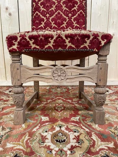 Suite di 6 sedie Louis XIII - High Era in Oak