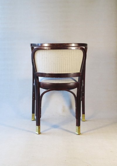 Armchair N°715 by Gustave Siegel for KOHN, 1905. Backhausen, no Thonet
