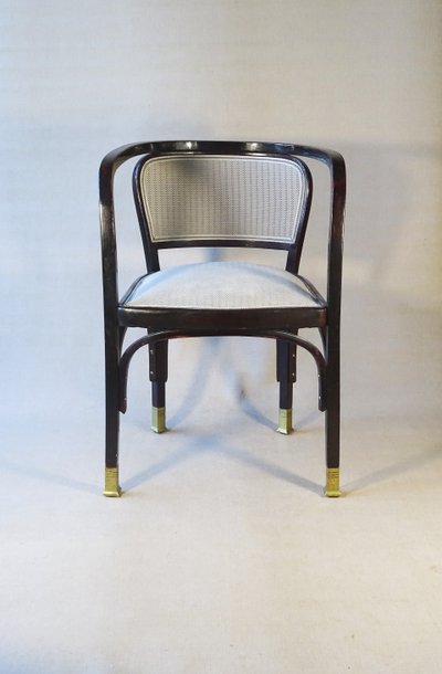 Armchair N°715 by Gustave Siegel for KOHN, 1905. Backhausen, no Thonet