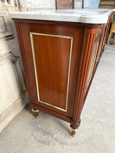 Enfilade im Stil Louis XVI aus Mahagoniholz