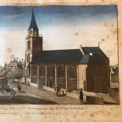 Three optical views, Netherlands, 18th century