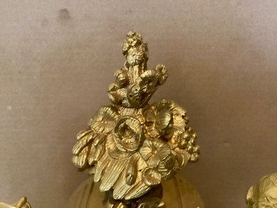 Louis XVI bronze clock