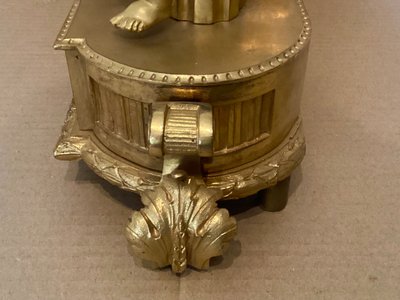 Louis XVI bronze clock
