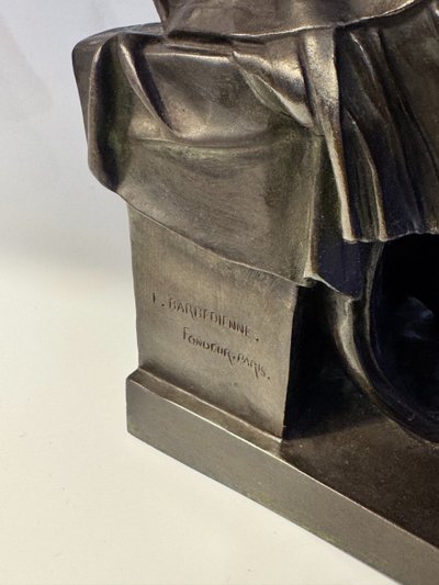 Scultura in bronzo - Laurent de Medici - Barbedienne XIX secolo H 40 