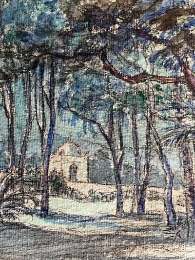 Orientalistisches Aquarell von Gabriel ROUSSEAU (1876-1951)