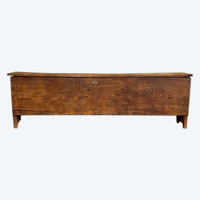 Cassapanca rustica in abete 1800