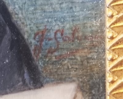 Geskel SALOMAN - Ritratto di una donna con un libro