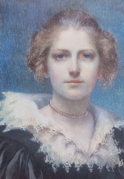 Geskel SALOMAN - Ritratto di una donna con un libro