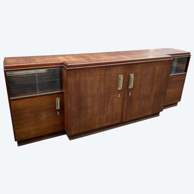 Grand Enfilade Art Deco En Palissandre, Circa 1930  (280cm)