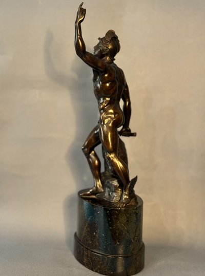 Scultura in bronzo Art Déco - Mercurio o Hermes - H 41 